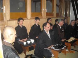 Célébration au dojo de la rue Baudin en février 2010